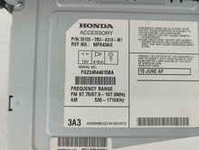 2014-2015 Honda Civic Radio AM FM Cd Player Receiver Replacement P/N:39100-TR3-A314-M1 Fits 2014 2015 OEM Used Auto Parts