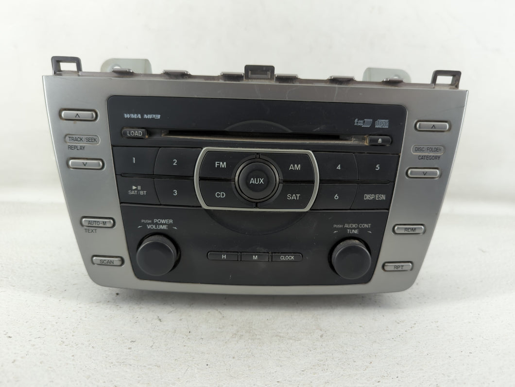 2011-2013 Mazda 6 Radio AM FM Cd Player Receiver Replacement P/N:GEG4 66 9RX Fits 2011 2012 2013 OEM Used Auto Parts