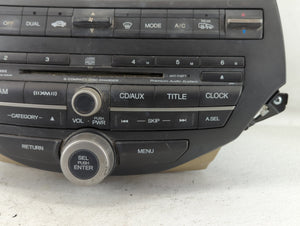 2008-2009 Honda Accord Radio AM FM Cd Player Receiver Replacement P/N:77260TE0A500 Fits 2008 2009 OEM Used Auto Parts