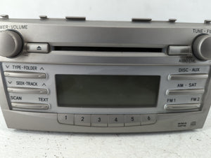 2010-2011 Toyota Camry Radio AM FM Cd Player Receiver Replacement P/N:86120-06480 Fits 2010 2011 OEM Used Auto Parts