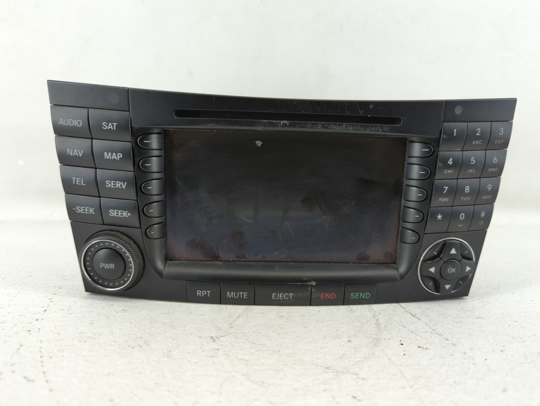 2008 Mercedes-Benz E300 Radio AM FM Cd Player Receiver Replacement P/N:A 211 820 43 97 Fits 2006 2007 OEM Used Auto Parts