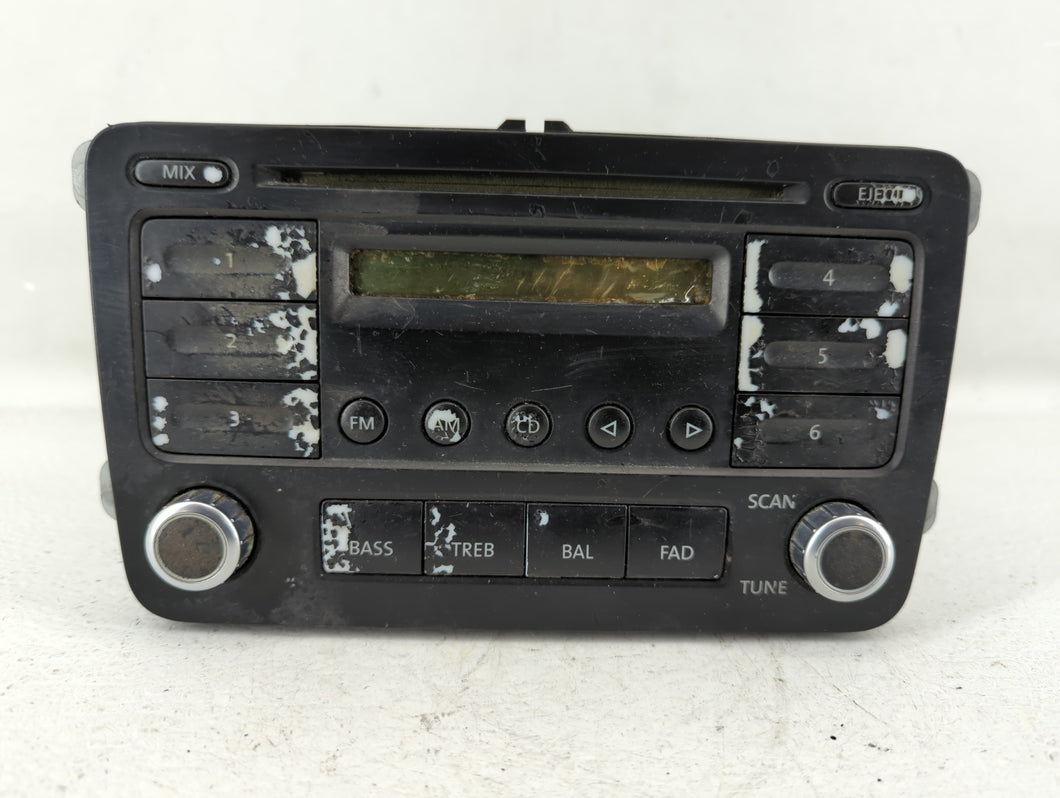 2006-2010 Volkswagen Passat Radio AM FM Cd Player Receiver Replacement P/N:28027030 Fits 2005 2006 2007 2008 2009 2010 OEM Used Auto Parts