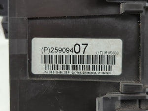 2009 Cadillac Srx Fusebox Fuse Box Panel Relay Module P/N:25909407 Fits OEM Used Auto Parts