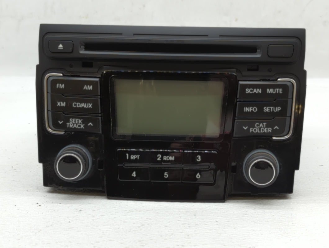 2011 Hyundai Sonata Radio AM FM Cd Player Receiver Replacement P/N:96180-3Q001 96180-3Q000 Fits OEM Used Auto Parts