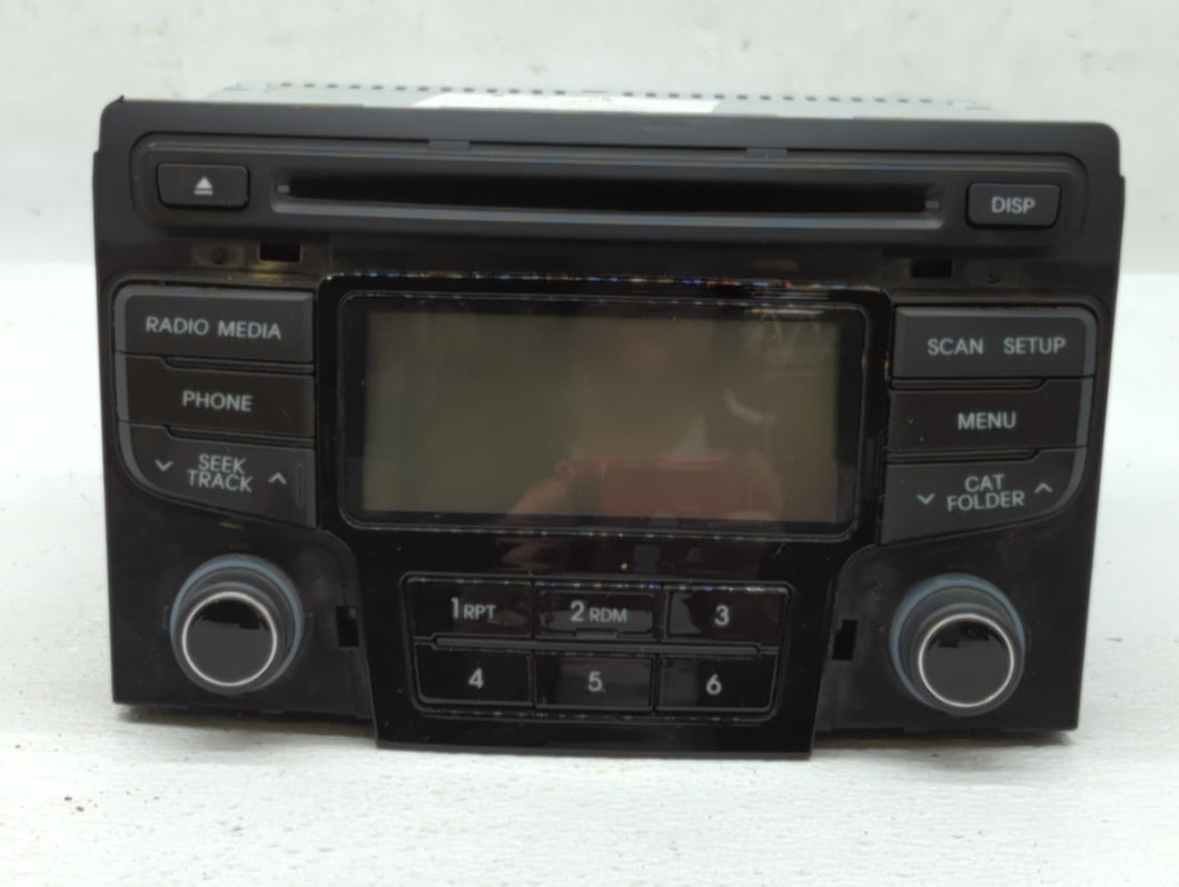 2012-2014 Hyundai Sonata Radio AM FM Cd Player Receiver Replacement P/N:96560-3Q700 Fits 2012 2013 2014 OEM Used Auto Parts