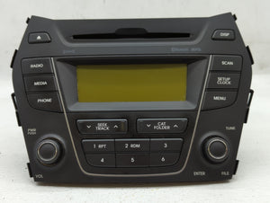 2015-2016 Hyundai Santa Fe Radio AM FM Cd Player Receiver Replacement P/N:96170-4Z1504X Fits 2015 2016 OEM Used Auto Parts