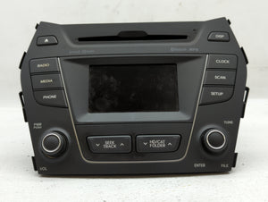 2013-2016 Hyundai Santa Fe Radio AM FM Cd Player Receiver Replacement P/N:96180-B89514X Fits 2013 2014 2015 2016 OEM Used Auto Parts