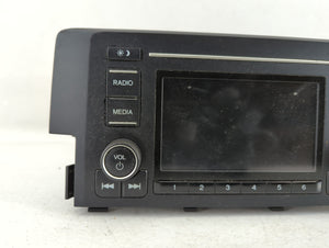 2016-2017 Honda Civic Radio AM FM Cd Player Receiver Replacement P/N:39100-TBA-A11 Fits 2016 2017 OEM Used Auto Parts