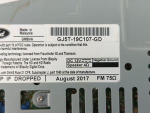 2015-2019 Ford Escape Radio AM FM Cd Player Receiver Replacement P/N:GJ5T-19C107-GD FM5T-19C107-HA Fits 2015 2016 2017 2018 2019 OEM Used Auto Parts