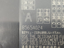 2010 Mitsubishi Outlander Fusebox Fuse Box Panel Relay Module P/N:8565A024 Fits OEM Used Auto Parts
