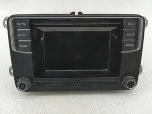 2016 Volkswagen Tiguan Radio AM FM Cd Player Receiver Replacement P/N:561 035 150 Fits 2013 2014 2015 2017 OEM Used Auto Parts