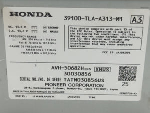 2018-2021 Honda Cr-V Radio AM FM Cd Player Receiver Replacement P/N:39100-TLA-A313-M1 Fits 2018 2019 2020 2021 OEM Used Auto Parts