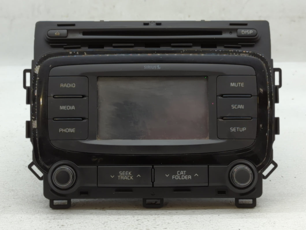 2017-2018 Kia Forte Radio AM FM Cd Player Receiver Replacement P/N:96180-B0010WK Fits 2017 2018 OEM Used Auto Parts