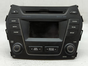 2013-2014 Hyundai Santa Fe Radio AM FM Cd Player Receiver Replacement P/N:96180-4Z1004X Fits 2013 2014 OEM Used Auto Parts