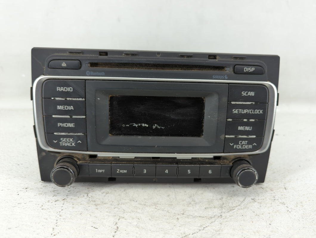 2016-2017 Kia Rio Radio AM FM Cd Player Receiver Replacement P/N:96170-1W960CA Fits 2016 2017 OEM Used Auto Parts