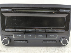 2014 Volkswagen Jetta Radio AM FM Cd Player Receiver Replacement P/N:1K0 035 164 F Fits 2013 2015 OEM Used Auto Parts