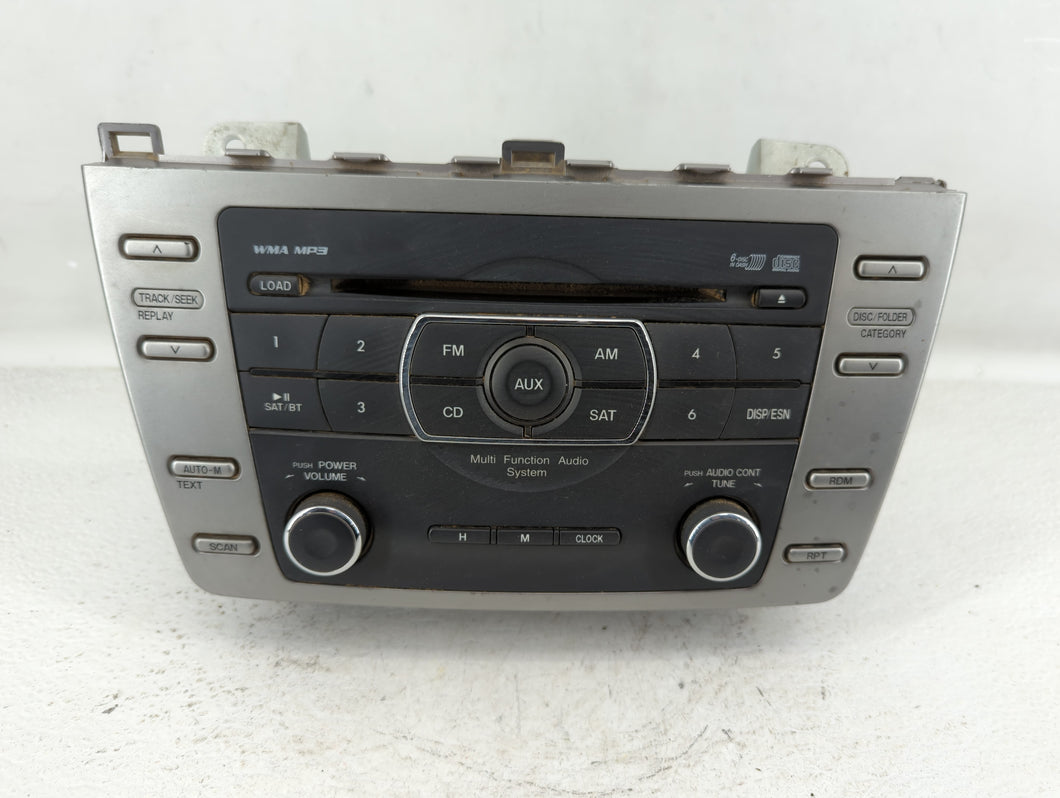 2009-2010 Mazda 6 Radio AM FM Cd Player Receiver Replacement P/N:GS3R669R0C Fits 2009 2010 OEM Used Auto Parts