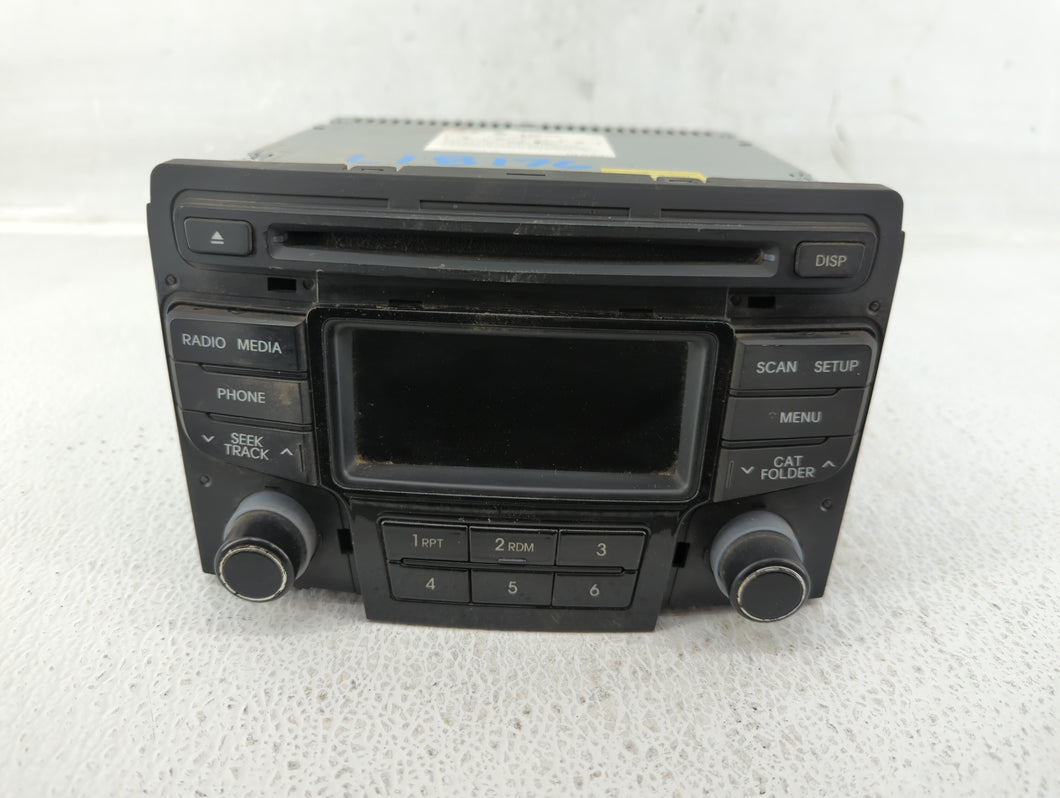 2013-2014 Hyundai Sonata Radio AM FM Cd Player Receiver Replacement P/N:96170-3Q0004X Fits 2013 2014 OEM Used Auto Parts