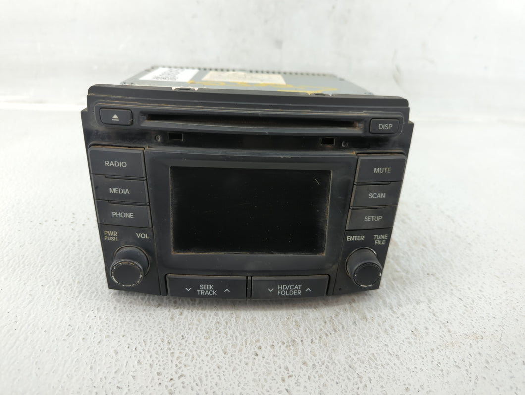 2014-2015 Hyundai Sonata Radio AM FM Cd Player Receiver Replacement P/N:96180-3Q8004X Fits 2014 2015 OEM Used Auto Parts