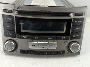 2012-2014 Subaru Legacy Radio AM FM Cd Player Receiver Replacement P/N:86201AJ61A Fits 2012 2013 2014 OEM Used Auto Parts