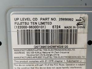 2008 Saturn Vue Radio AM FM Cd Player Receiver Replacement P/N:25956992 Fits OEM Used Auto Parts