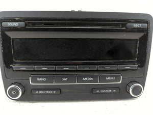 2014 Volkswagen Jetta Radio AM FM Cd Player Receiver Replacement P/N:1K0 035 164 F Fits 2013 2015 OEM Used Auto Parts