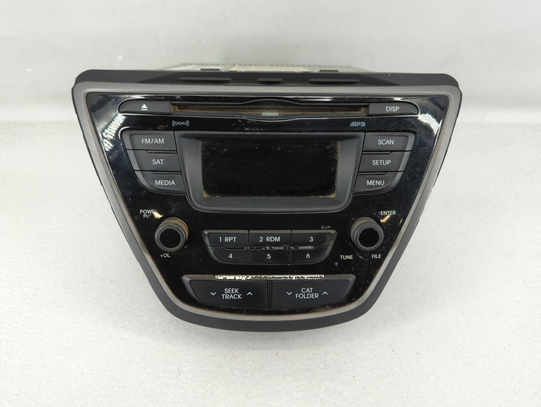 2014-2016 Hyundai Elantra Radio AM FM Cd Player Receiver Replacement P/N:96170-3X156GU Fits 2014 2015 2016 OEM Used Auto Parts