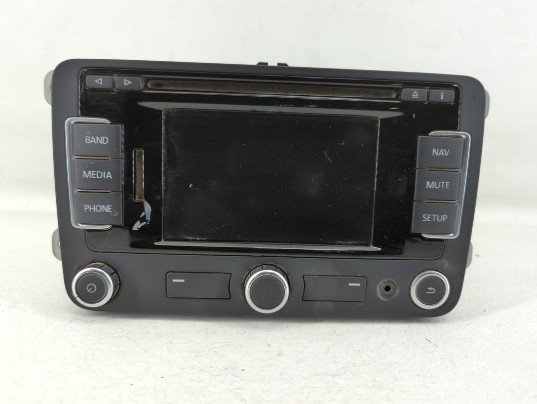 2012-2017 Volkswagen Jetta Radio AM FM Cd Player Receiver Replacement P/N:1K0 035 274 D Fits 2012 2013 2014 2015 2016 2017 OEM Used Auto Parts