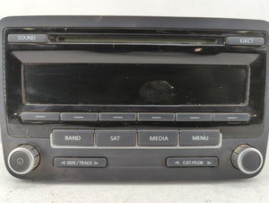 2014 Volkswagen Jetta Radio AM FM Cd Player Receiver Replacement P/N:1K0 035 164 F Fits 2013 2015 OEM Used Auto Parts