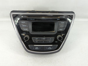 2013 Hyundai Elantra Radio AM FM Cd Player Receiver Replacement P/N:96170-3X165RA5 Fits OEM Used Auto Parts