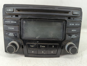 2012-2014 Hyundai Sonata Radio AM FM Cd Player Receiver Replacement P/N:96180-3Q700 Fits 2012 2013 2014 OEM Used Auto Parts