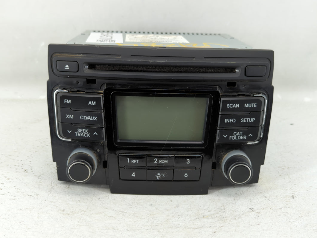 2011 Hyundai Sonata Radio AM FM Cd Player Receiver Replacement P/N:96180-3Q000 Fits OEM Used Auto Parts