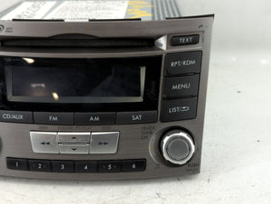 2012-2014 Subaru Legacy Radio AM FM Cd Player Receiver Replacement P/N:86201AJ61A Fits 2012 2013 2014 OEM Used Auto Parts