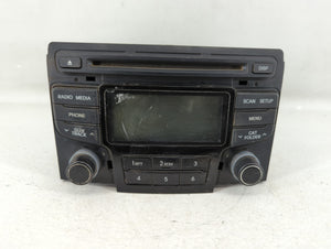 2012-2015 Hyundai Sonata Radio AM FM Cd Player Receiver Replacement P/N:96180-3Q600 Fits 2012 2013 2014 2015 OEM Used Auto Parts