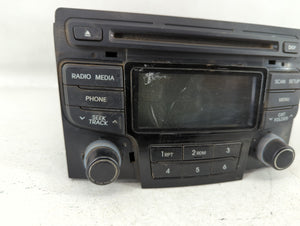 2012-2015 Hyundai Sonata Radio AM FM Cd Player Receiver Replacement P/N:96180-3Q600 Fits 2012 2013 2014 2015 OEM Used Auto Parts