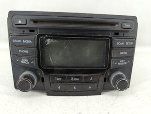 2012-2015 Hyundai Sonata Radio AM FM Cd Player Receiver Replacement P/N:96180-3Q600 Fits 2012 2013 2014 2015 OEM Used Auto Parts