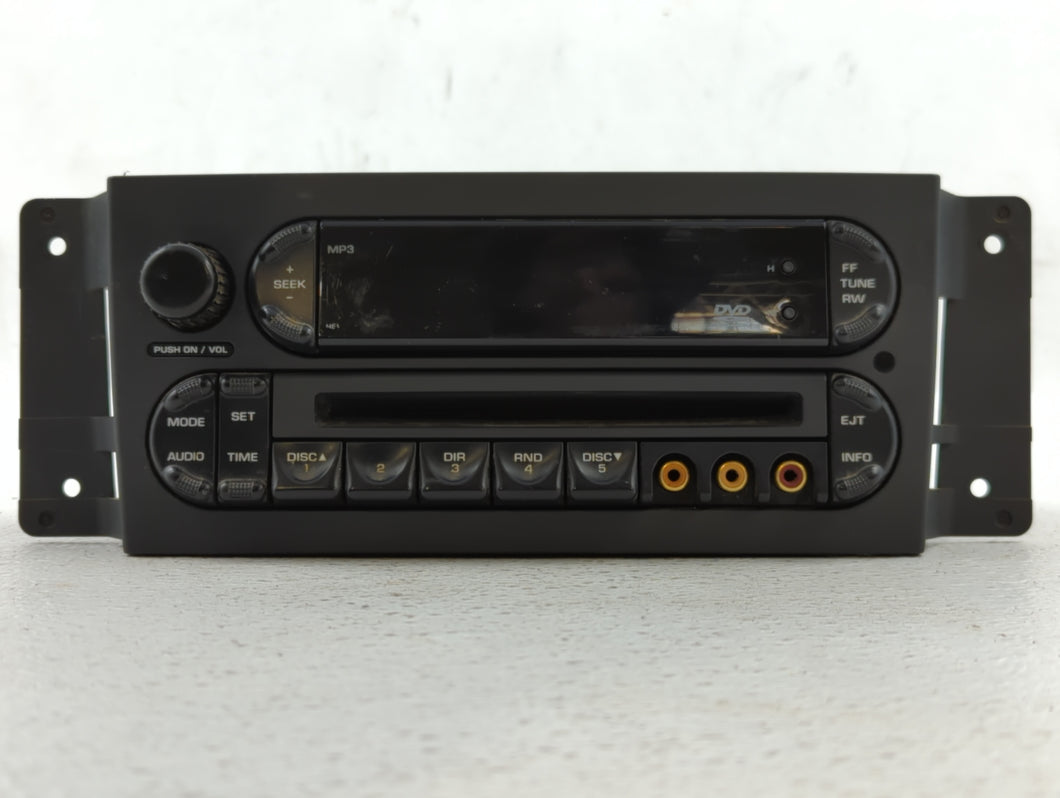 2007-2008 Chrysler Pacifica Radio AM FM Cd Player Receiver Replacement P/N:P05064084AC Fits 2007 2008 OEM Used Auto Parts