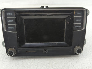 2018 Volkswagen Jetta Radio AM FM Cd Player Receiver Replacement P/N:561 035 150 B Fits 2019 OEM Used Auto Parts