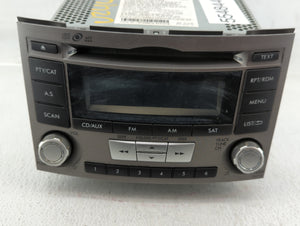 2012-2014 Subaru Legacy Radio AM FM Cd Player Receiver Replacement P/N:86201AJ61A Fits 2012 2013 2014 OEM Used Auto Parts