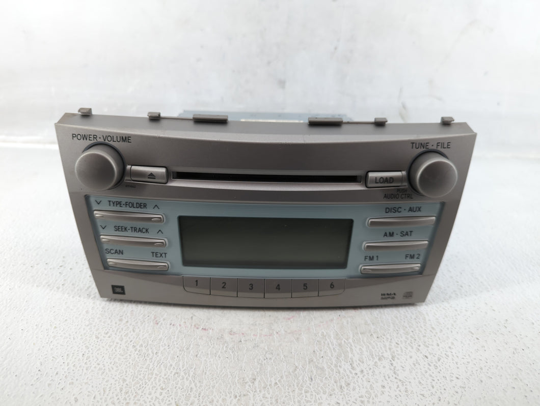 2007-2009 Toyota Camry Radio AM FM Cd Player Receiver Replacement P/N:86120-06191 Fits 2007 2008 2009 OEM Used Auto Parts