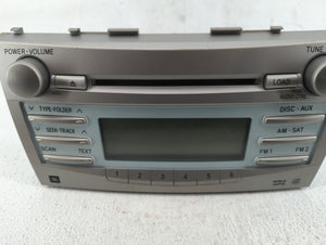 2007-2009 Toyota Camry Radio AM FM Cd Player Receiver Replacement P/N:86120-06191 Fits 2007 2008 2009 OEM Used Auto Parts