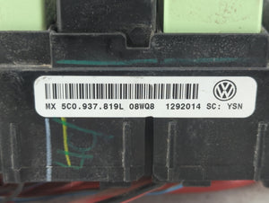 2010-2014 Volkswagen Jetta Fusebox Fuse Box Panel Relay Module P/N:5C0.937.819Q 5C0937132A Fits OEM Used Auto Parts