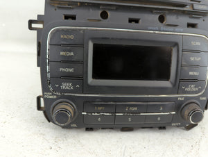 2014-2016 Kia Forte Radio AM FM Cd Player Receiver Replacement P/N:96170-A7170WK Fits 2014 2015 2016 OEM Used Auto Parts
