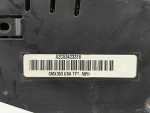 2011 Buick Lacrosse Instrument Cluster Speedometer Gauges P/N:20932076 22739067 Fits OEM Used Auto Parts