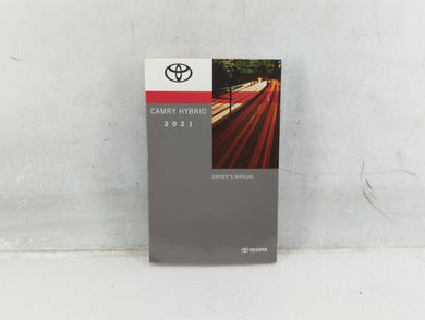 2021 Toyota Camry Owners Manual Book Guide OEM Used Auto Parts