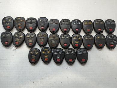 Lot of 25 Chevrolet Keyless Entry Remote Fob OUC60270 | OUC60221 MIXED