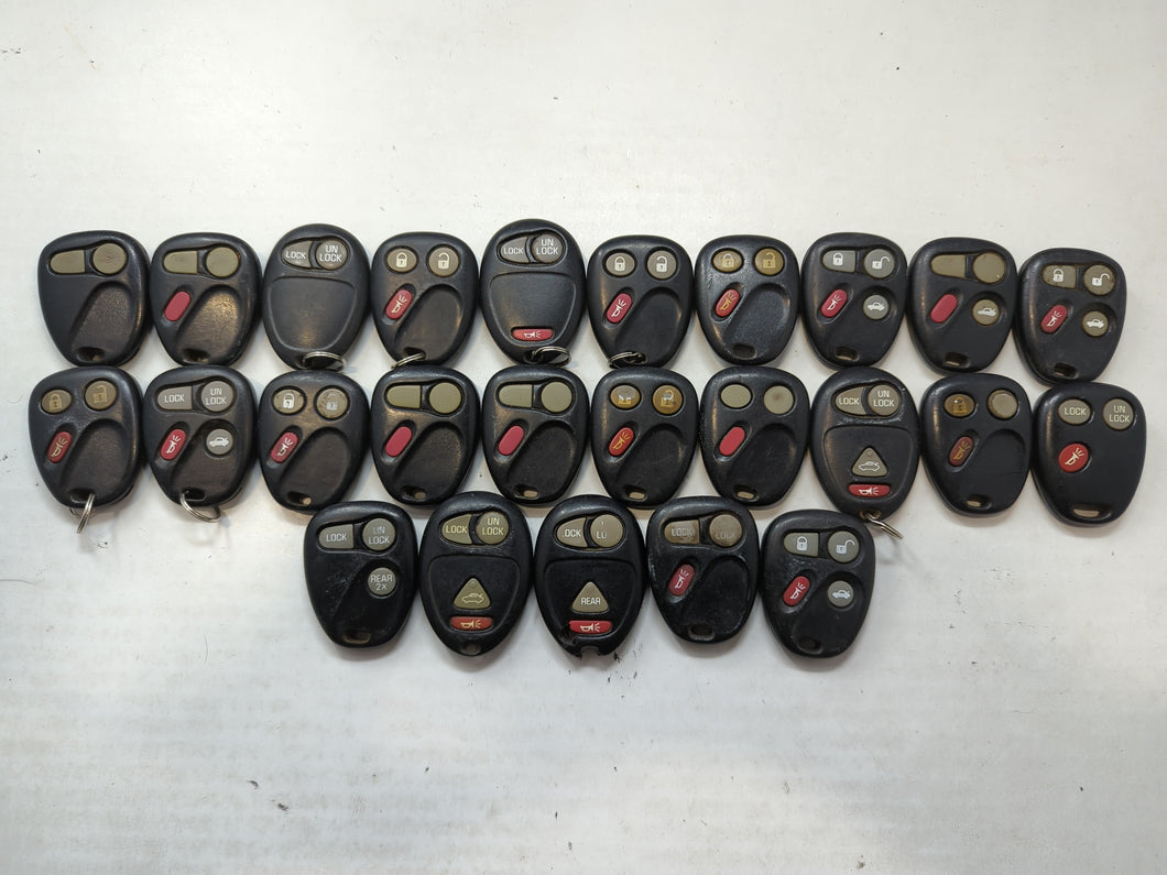 Lot of 25 Chevrolet Keyless Entry Remote Fob MYT3X689B | KOBELEAR1XT |