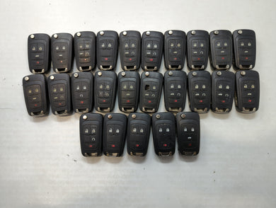 Lot of 25 Chevrolet Keyless Entry Remote Fob MIXED FCC IDS MIXED PART