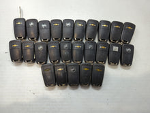 Lot of 25 Chevrolet Keyless Entry Remote Fob MIXED FCC IDS MIXED PART