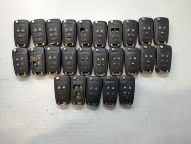 Lot of 25 Chevrolet Keyless Entry Remote Fob MIXED FCC IDS MIXED PART